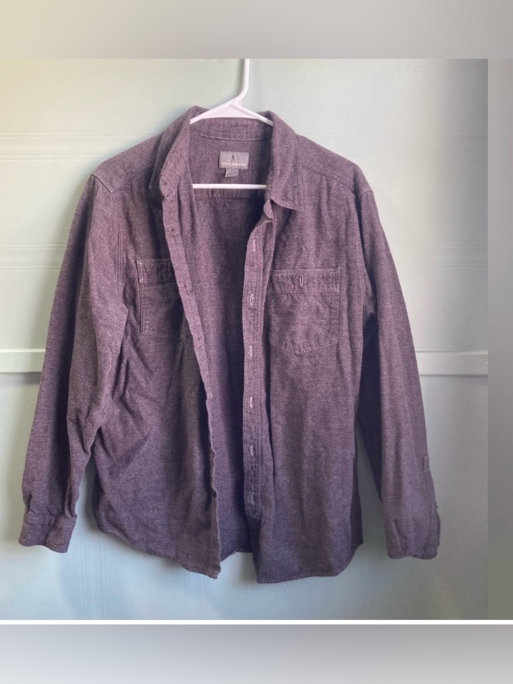 Royal Robbins Plum Heather Button-Front Shirt Jacket Size Large
